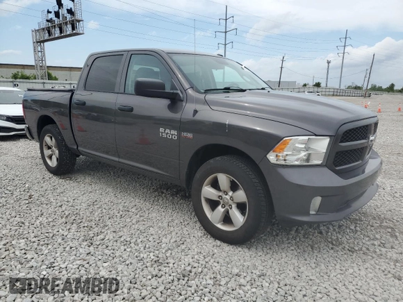 2015 Ram 1500 Tradesman with VIN 3C6RR7KT1FG700165, listed as a Copart auction lot 57486515 with 89,167 mi miles and Salvage title. Bid and sale history available at DreamBid. Image 4.