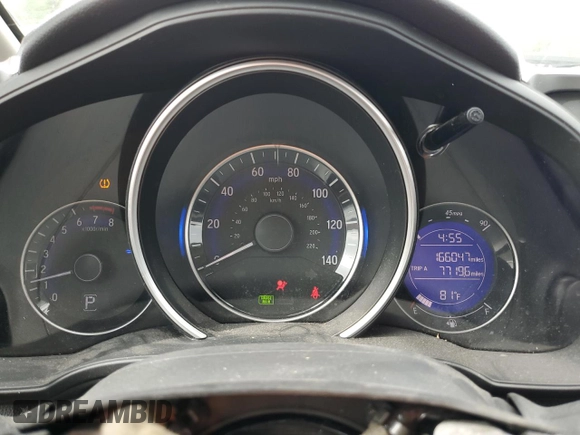2015 Honda Fit EX-L with VIN 3HGGK5H85FM761369, listed as a Copart auction lot 54509945 with 166,047 mi miles and Clean Title. Bid and sale history available at carsss.com. Image 9.