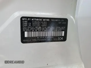 2020 Mitsubishi Mirage ES z VIN ML32F3FJ1LHF00656, wystawiony jako Copart lot #60921435 z przebiegiem 52 486 mil mil oraz Czysty tytuł • Clean title. Historia ofert i sprzedaży dostępna na DreamBid. Obrazek 12.