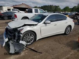 2021 Infiniti Q50 Luxe z VIN JN1EV7BP9MM700840, wystawiony jako Copart lot #51278255 z przebiegiem 38 056 mil mil oraz Szkoda całkowita • Salvage title. Historia ofert i sprzedaży dostępna na DreamBid. Obrazek 1.