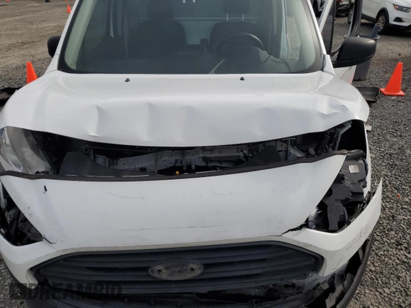 2020 Ford Transit Connect XL with VIN NM0LS7E27L1470287, listed as a Copart auction lot 52744805 with 77,172 mi miles and Salvage title. Bid and sale history available at DreamBid. Image 12.
