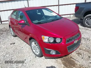 2012 Chevrolet Sonic LT with VIN 1G1JC5SH8C4222013, listed as a IAAI auction lot 42150220 with 76,706 mi miles and . Bid and sale history available at DreamBid. Image 1.