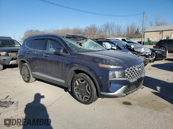 2023 Hyundai Santa Fe Limited with VIN 5NMS44AL7PH518808, listed as a Copart auction lot 83605414 with 28,587 mi miles and Salvage Title. Bid and sale history available at carsss.com. Image 4.