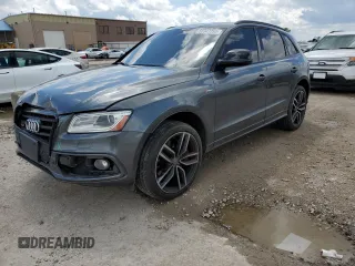 2017 Audi SQ5 Premium Plus with VIN WA1CCAFP2HA012729, listed as a Copart auction lot 55347255 with 90,468 mi miles and Salvage title. Bid and sale history available at DreamBid. Image 1.