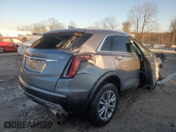 2021 Cadillac XT5 FWD Premium Luxury with VIN 1GYKNCRS7MZ191881, listed as a Copart auction lot 82167724 with 36,035 mi miles and Non Repairable. Bid and sale history available at carsss.com. Image 3.
