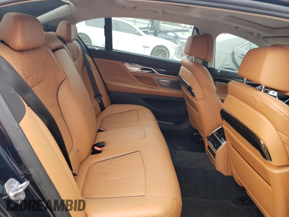 2020 BMW 7 Series 740i with VIN WBA7T2C04LCD29459, listed as a Copart auction lot 69091923 with 0 mi miles. Bid and sale history available at carsss.com. Image 10.