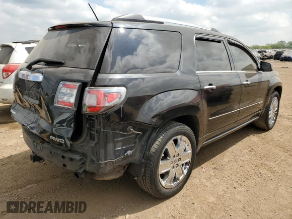 2014 GMC Acadia Denali z VIN 1GKKVTKD9EJ329457, wystawiony jako Copart lot #56824235 z przebiegiem 135 475 mil mil oraz Szkoda całkowita • Salvage title. Historia ofert i sprzedaży dostępna na DreamBid. Obrazek 3.