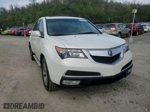 2013 Acura MDX with VIN 2HNYD2H22DH516848, listed as a Copart auction lot 53938695 with 105,633 mi miles and Salvage Title. Bid and sale history available at carsss.com. Image 14.