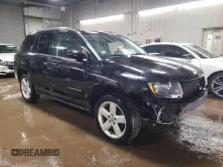 2014 Jeep Compass Latitude with VIN 1C4NJCEA2ED887736, listed as a Copart auction lot 51675375 with 103,403 mi miles and Salvage Title. Bid and sale history available at carsss.com. Image 4.