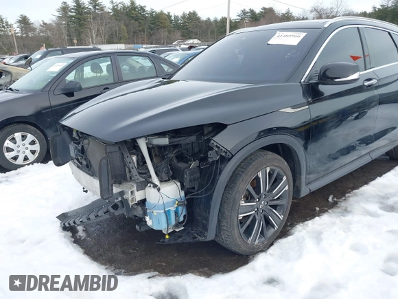 2021 Infiniti QX50 Luxe z VIN 3PCAJ5BB1MF102489, wystawiony jako IAAI lot #41485960 z przebiegiem 47 321 mil mil oraz . Historia ofert i sprzedaży dostępna na DreamBid. Obrazek 6.