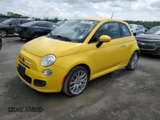 2016 FIAT 500 Sport z VIN 3C3CFFBRXGT155408, wystawiony jako Copart lot #53004854 z przebiegiem 35 188 mil mil oraz Szkoda całkowita • Salvage title. Historia ofert i sprzedaży dostępna na DreamBid. Obrazek 1.