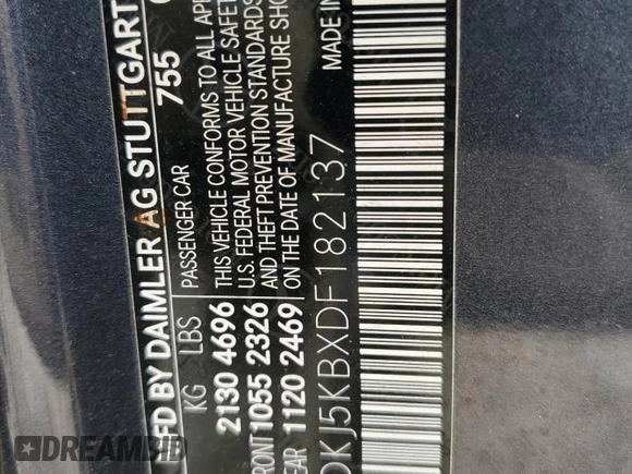 2013 Mercedes-Benz E 350 with VIN WDDKJ5KBXDF182137, listed as a Copart auction lot 56975345 with 99,877 mi miles and Clean title. Bid and sale history available at DreamBid. Image 12.