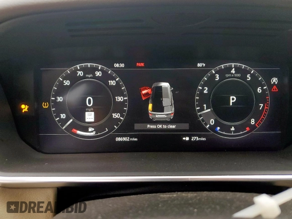 2019 Land Rover Range Rover Sport HSE с VIN SALWR2RV7KA422119, выставлен на аукционе Copart как лот 56577245 с пробегом 86 902 миль миль и Списание • Salvage title. История ставок и продаж доступна на DreamBid. Изображение 9.