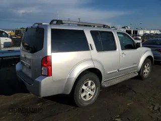 2005 Nissan Pathfinder LE with VIN 5N1AR18W85C732323, listed as a Copart auction lot 63536424 with 172,263 mi miles and Clean Title. Bid and sale history available at carsss.com. Image 3.