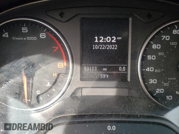 2016 Audi A3 1.8T Premium with VIN WAUA7GFF6G1070463, listed as a Copart auction lot 64876742 with 83,103 mi miles. Bid and sale history available at carsss.com. Image 9.