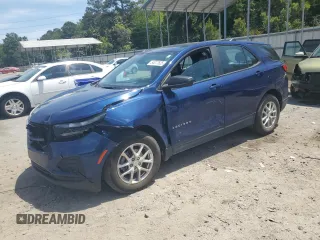 2023 Chevrolet Equinox LS z VIN 3GNAXHEG9PL186436, wystawiony jako Copart lot #54077625 z przebiegiem 33 755 mil mil oraz Szkoda całkowita • Salvage title. Historia ofert i sprzedaży dostępna na DreamBid. Obrazek 1.