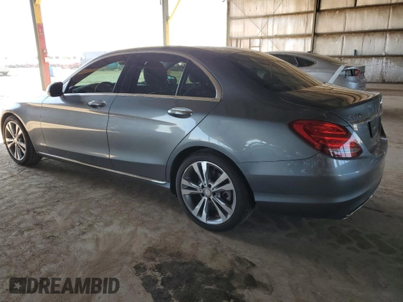 2017 Mercedes-Benz C 300 with VIN 55SWF4JB1HU206942, listed as a Copart auction lot 54376905 with 119,453 mi miles and Clean Title. Bid and sale history available at carsss.com. Image 2.