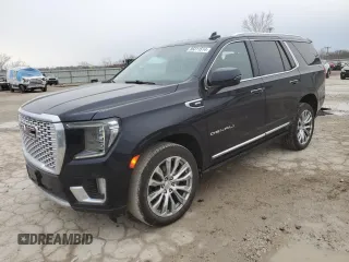 2023 GMC Yukon Denali with VIN 1GKS2DKL5PR270918, listed as a Copart auction lot 86811514 with 35,792 mi miles and Salvage Title. Bid and sale history available at carsss.com. Image 1.