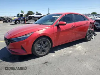 2023 Hyundai Elantra SEL with VIN 5NPLM4AG2PH105267, listed as a Copart auction lot 58035385 with 10,178 mi miles and Salvage title. Bid and sale history available at DreamBid. Image 1.