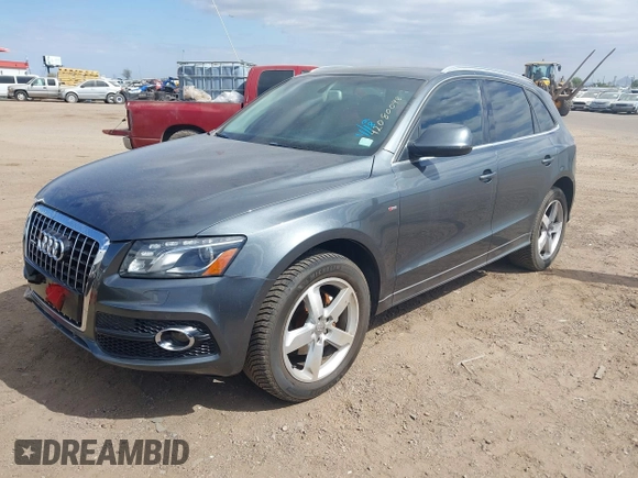 2012 Audi Q5 3.2L Premium Plus with VIN WA1DKAFP8CA115217, listed as a IAAI auction lot 42080098 with 97,187 mi miles. Bid and sale history available at carsss.com. Image 2.