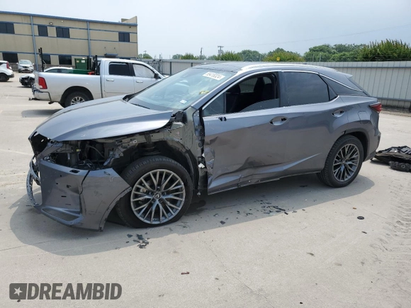 2022 Lexus RX with VIN 2T2YZMDA9NC328156, listed as a Copart auction lot 55418324 with 24,233 mi miles and Salvage Title. Bid and sale history available at carsss.com. Image 1.
