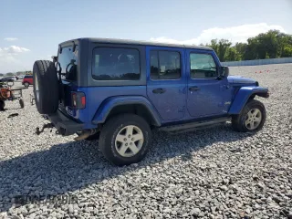 2019 Jeep Wrangler Unlimited Sahara with VIN 1C4HJXEN9KW592821, listed as a Copart auction lot 63204995 with 134,170 mi miles and Non repairable. Bid and sale history available at DreamBid. Image 3.