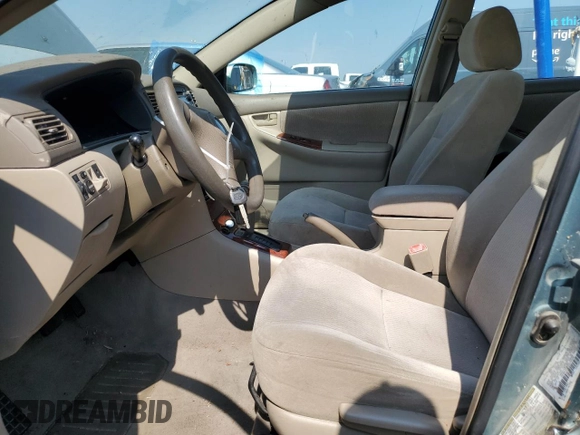 2005 Toyota Corolla CE with VIN 1NXBR32E65Z472336, listed as a Copart auction lot 67199174 with 135,535 mi miles and Clean Title. Bid and sale history available at DreamBid. Image 7.