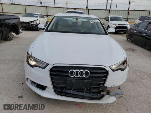 2013 Audi A6 Premium Plus with VIN WAUDFAFC1DN109497, listed as a Copart auction lot 47946285 with 71,220 mi miles and Salvage title. Bid and sale history available at DreamBid. Image 5.