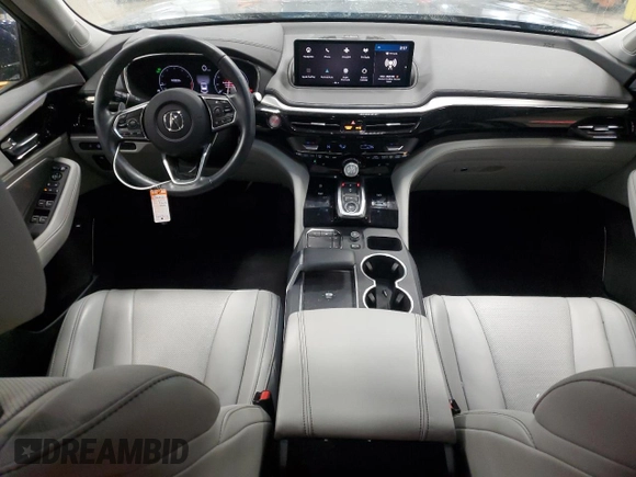 2022 Acura MDX w/Technology Package with VIN 5J8YE1H40NL050082, listed as a Copart auction lot 84597174 with 19,849 mi miles and Salvage Title. Bid and sale history available at carsss.com. Image 8.
