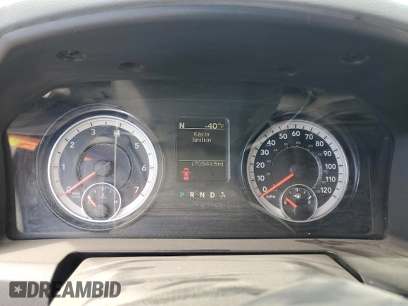 2017 Ram 1500 Express with VIN 1C6RR6FG7HS866063, listed as a Copart auction lot 52832255 with 170,944 mi miles and Salvage title. Bid and sale history available at DreamBid. Image 9.