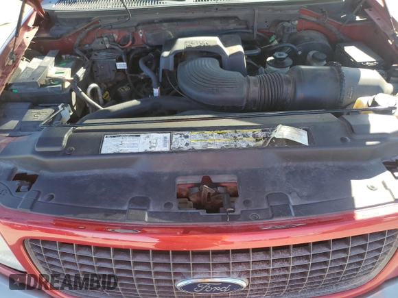 2001 Ford Expedition Eddie Bauer with VIN 1FMRU17L11LB28163, listed as a Copart auction lot 43424585 with 220,543 mi miles and Salvage title. Bid and sale history available at DreamBid. Image 12.