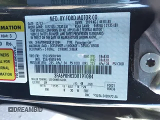 2013 Ford Fusion SE with VIN 3FA6P0HR2DR191084, listed as a IAAI auction lot 41640526 with 56,868 mi miles and . Bid and sale history available at DreamBid. Image 9.