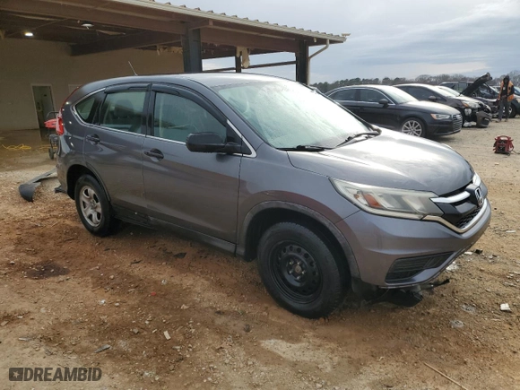 2015 Honda CR-V LX with VIN 3CZRM3H36FG709204, listed as a Copart auction lot 48150435 with 125,975 mi miles and Salvage Title. Bid and sale history available at carsss.com. Image 4.