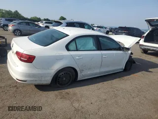 2015 Volkswagen Jetta S z VIN 3VW2K7AJ2FM309510, wystawiony jako Copart lot #60823955 z przebiegiem Nie podano mil oraz Szkoda całkowita • Salvage title. Historia ofert i sprzedaży dostępna na DreamBid. Obrazek 3.