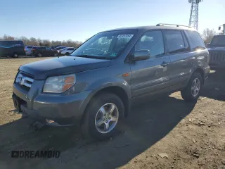 2008 Honda Pilot EX-L z VIN 5FNYF18768B036457, wystawiony jako Copart lot #82497854 z przebiegiem 169 999 mil mil oraz Czysty tytuł • Clean title. Historia ofert i sprzedaży dostępna na DreamBid. Obrazek 1.