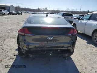 2022 Hyundai Ioniq SE with VIN KMHC75LC6NU268722, listed as a Copart auction lot 46044125 with 46,628 mi miles and Non repairable. Bid and sale history available at DreamBid. Image 6.