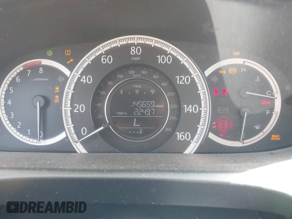 2015 Honda Accord EX-L with VIN 1HGCR2F88FA062178, listed as a IAAI auction lot 42315489 with 145,659 mi miles and . Bid and sale history available at DreamBid. Image 7.