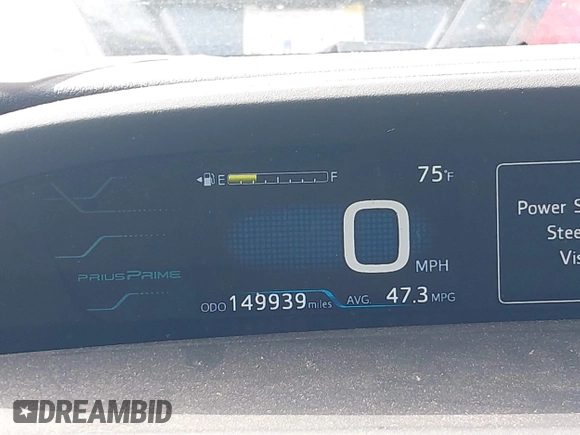 2017 Toyota Prius Plus z VIN JTDKARFPXH3057525, wystawiony jako IAAI lot #42356340 z przebiegiem 149 939 mil mil oraz . Historia ofert i sprzedaży dostępna na DreamBid. Obrazek 7.