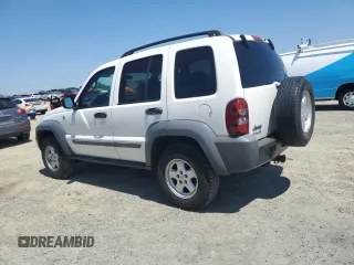 2005 Jeep Liberty Sport with VIN 1J8GL48K75W533267, listed as a Copart auction lot 55229435 with 154,305 mi miles and Salvage Title. Bid and sale history available at DreamBid. Image 2.