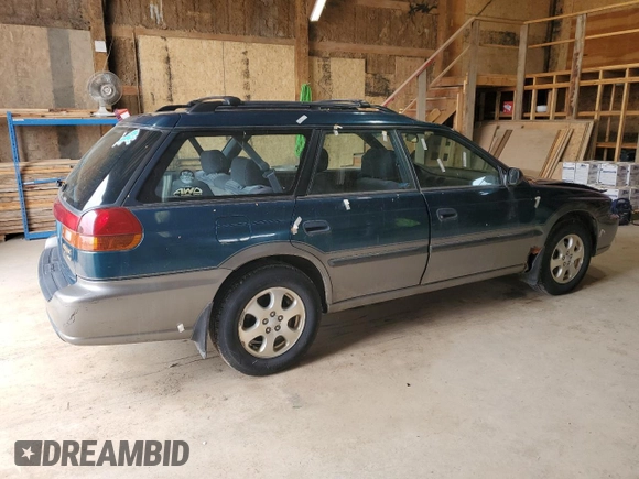 1999 Subaru Legacy Outback with VIN 4S3BG685XX7634327, listed as a Copart auction lot 57334825 with 125,342 mi miles and Clean title. Bid and sale history available at DreamBid. Image 3.