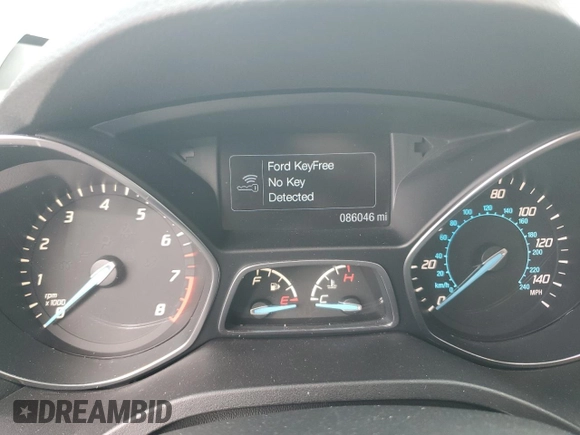 2016 Ford Escape Titanium with VIN 1FMCU9J91GUA47829, listed as a Copart auction lot 54051275 with 86,046 mi miles and Salvage Title. Bid and sale history available at DreamBid. Image 9.