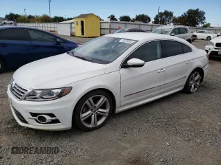 2015 Volkswagen CC R-Line with VIN WVWBP7AN9FE816661, listed as a Copart auction lot 76229534 with 91,489 mi miles and Salvage Title. Bid and sale history available at carsss.com. Image 1.
