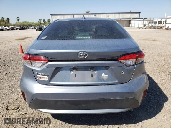 2020 Toyota Corolla L with VIN 5YFDPRAE5LP046994, listed as a Copart auction lot 48740605 with 91,312 mi miles and Salvage Title. Bid and sale history available at carsss.com. Image 6.
