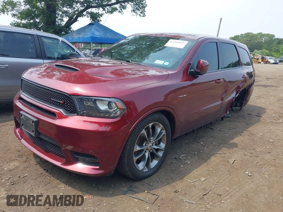 2020 Dodge Durango R/T with VIN 1C4SDJCT3LC114991, listed as a IAAI auction lot 42460815 with 61,191 mi miles and . Bid and sale history available at DreamBid. Image 19.