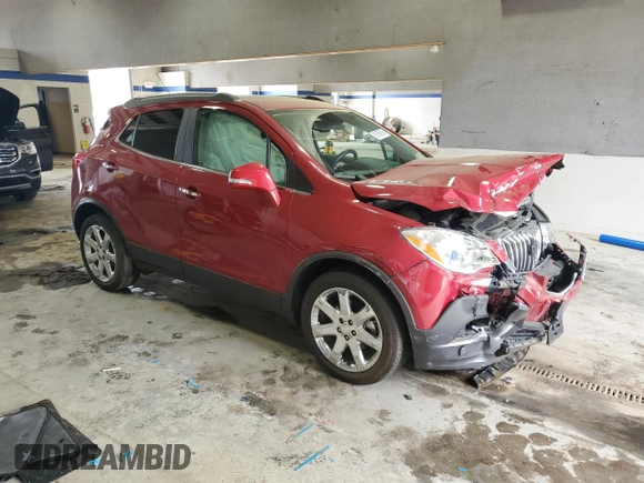 2016 Buick Encore Leather with VIN KL4CJCSB3GB704891, listed as a Copart auction lot 51579815 with 41,775 mi miles and Salvage Title. Bid and sale history available at carsss.com. Image 4.