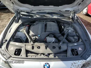 2014 BMW 5 Series 535i xDrive with VIN WBA5B3C57ED536661, listed as a Copart auction lot 48245365 with 117,070 mi miles and Salvage Title. Bid and sale history available at carsss.com. Image 11.