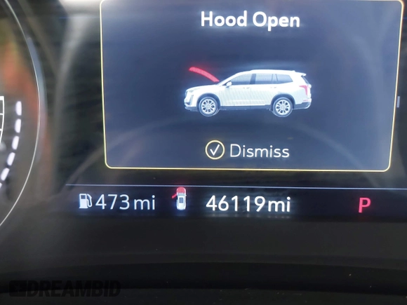 2022 Cadillac XT6 Premium Luxury with VIN 1GYKPDRS0NZ148517, listed as a IAAI auction lot 41575367 with 46,119 mi miles. Bid and sale history available at carsss.com. Image 15.