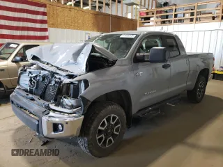 2018 Toyota Tundra SR with VIN 5TFUY5F10JX682913, listed as a Copart auction lot 61663375 with 121,923 mi miles and Salvage title. Bid and sale history available at DreamBid. Image 1.