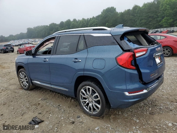 2024 GMC Terrain Denali with VIN 3GKALXEGXRL294070, listed as a Copart auction lot 57816284 with 216 mi miles and Salvage Title. Bid and sale history available at carsss.com. Image 2.