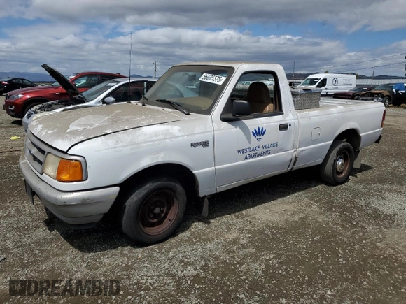 1996 Ford Ranger XLT with VIN 1FTCR10X1TUC90736, listed as a Copart auction lot 56605575 with 94,262 mi miles and Clean title. Bid and sale history available at DreamBid. Image 1.